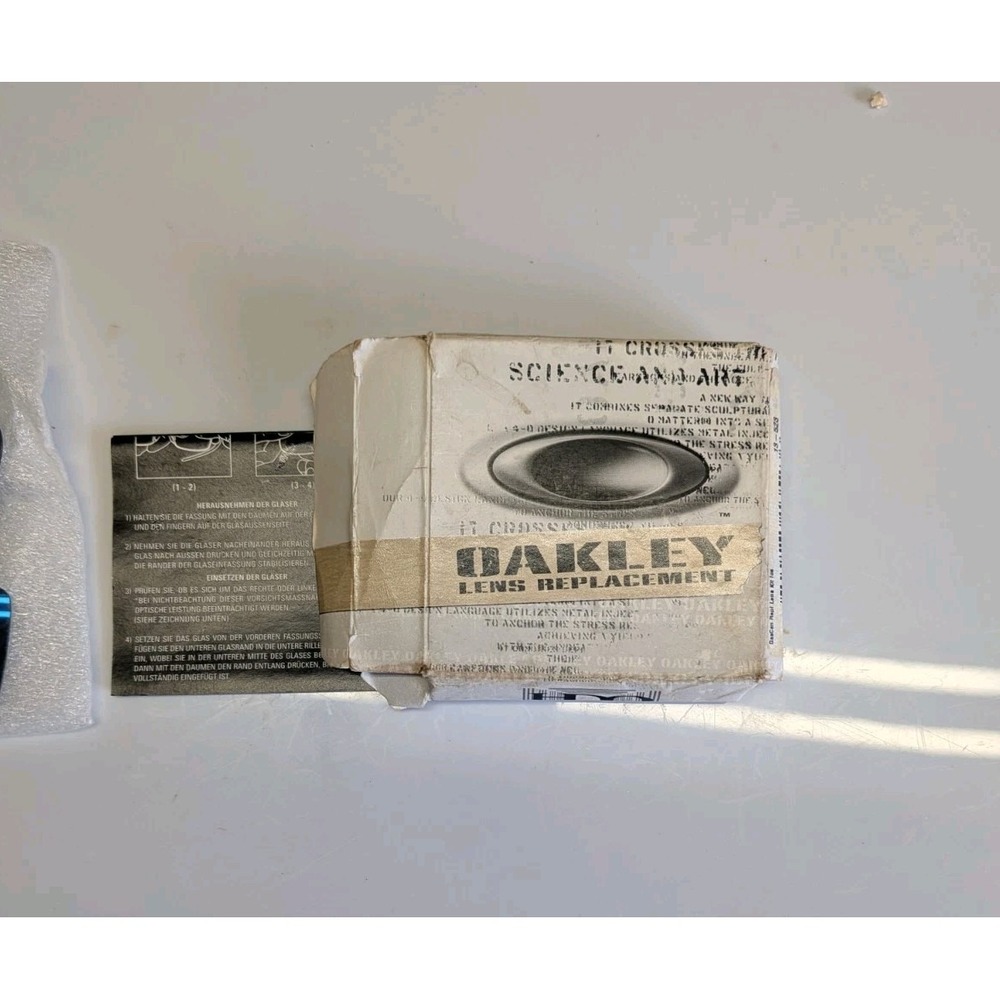 Genuine Oakley Whisker Black Iridium Replacement Sunglass Lenses Original - Rare